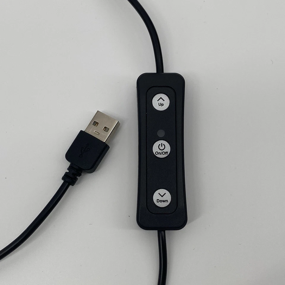 LED Video Light TWO SETS of 2-Pack 5600K Dimmable USB Photo Lights Mini Tripod - Image 3 of 4