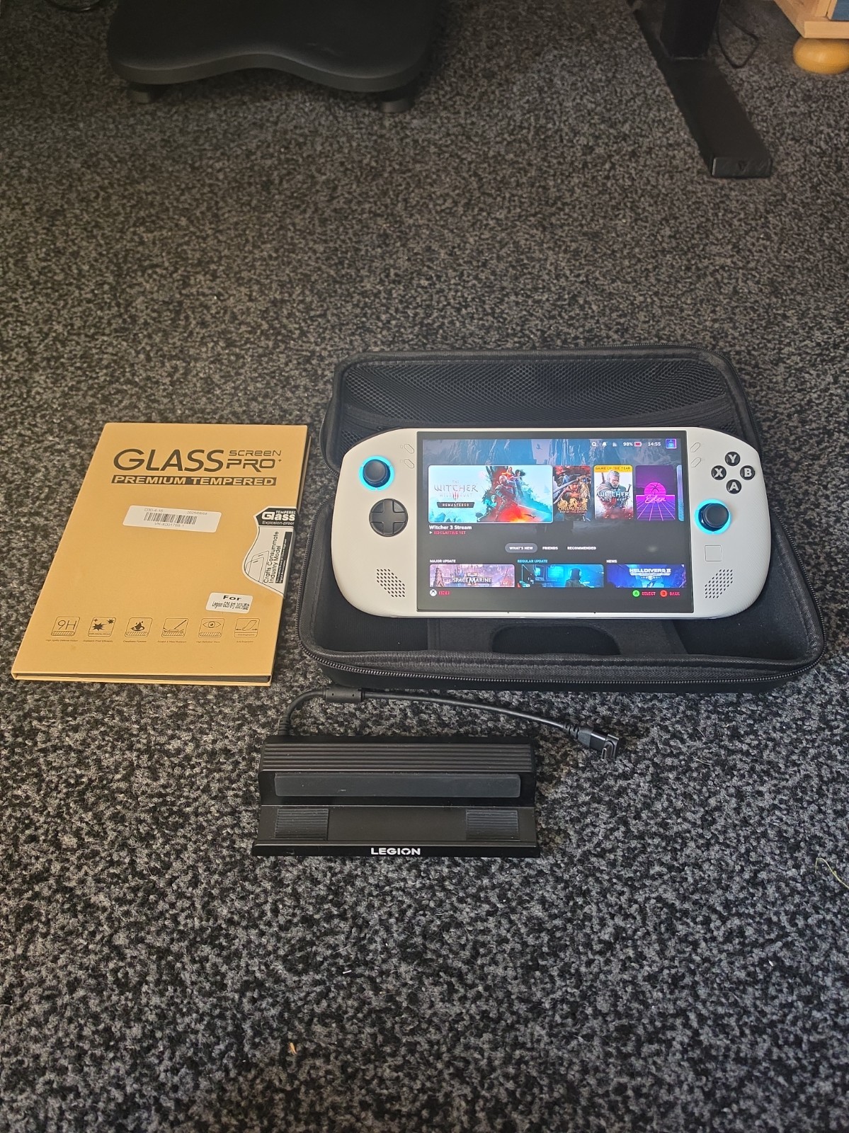 Lenovo Legion Go S 16GB Glacier White (AMD Z2 Go) Bazzite SteamOS + Dock Bundle