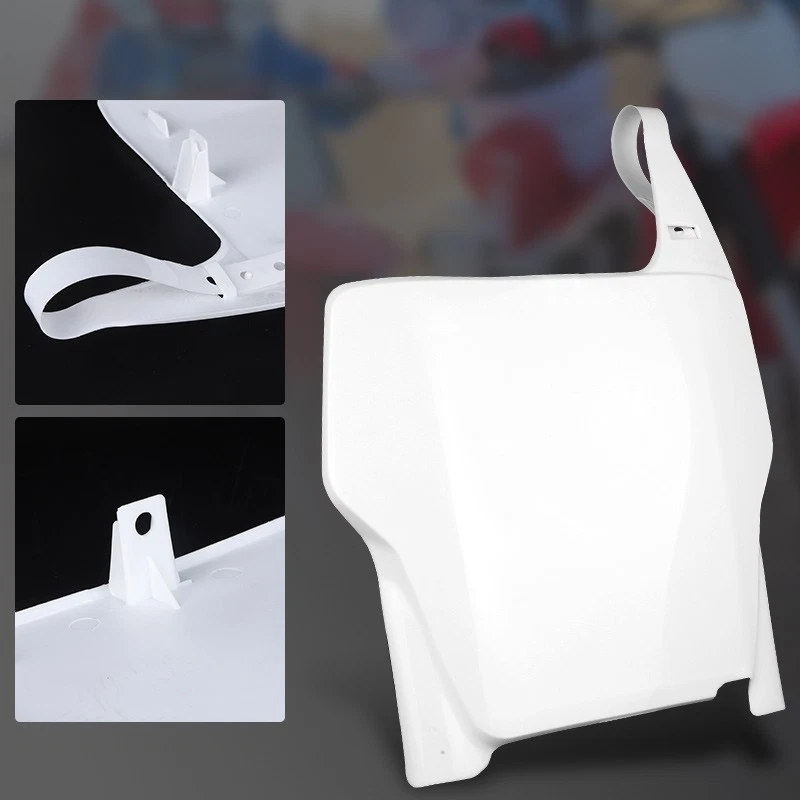 SUPORTE DE PLACA FRONTAL BRANCO PARA HONDA CRF250R CRF450R CR250R 2005 2006 2007 - Imagem 4 de 4