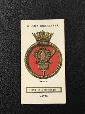 1925 Wills's Ships  Badges #2 Centurion, Battleship