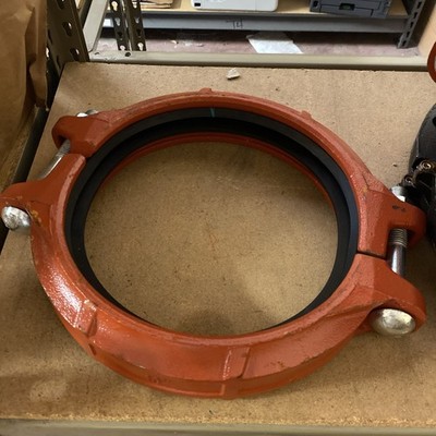 New 10'' Victaulic Style: 77 Flexible Coupling w/ Gasket & Hardware epdm gasket