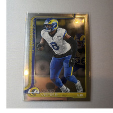 Topps Chrome 2024 Jared Verse Los Angeles Rams #173 Rookie Football Card