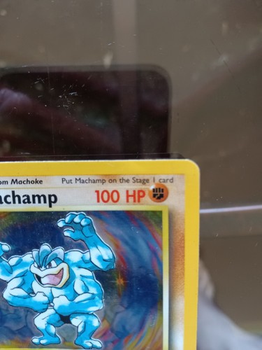 Machamp Base Set 8/102 Holo 1st Edition Pokemon Trading Card - Picture 3 of 11