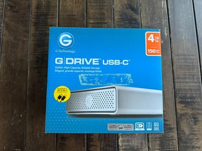 G-Drive 4TB USB-C External Hard drive In Original Box Tested and Working!