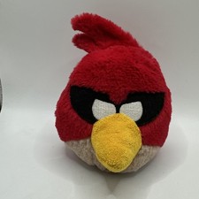 Commonwealth Angry Birds Red Bird 6" Plush Stuffed Animal Toy NO Sound 2012