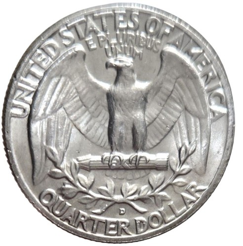 1959 D Washington Quarter BU Uncirculated Mint State 90% Silver 25c US Coin - Picture 2 of 4