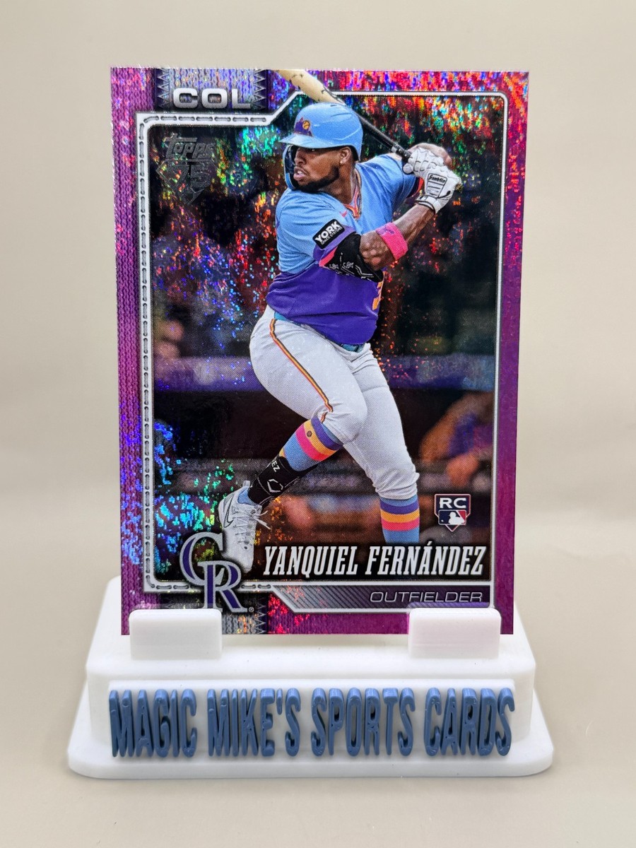 全豪オープン98パネル 6枚セット Mary Joe Fernandezサイン入 Yanquiel Fernandez Rookie 2026 Topps Series 1 #116 Pink Holo Foil
