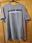 NIKE Chicago White Sox Shirt Mens 2XL Gray MLB Baseball XXL