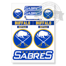 Buffalo Sabres NHL Hockey A4 High Quality Printed Vinyl Decal Sticker Kit New