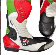 Ducati Corsa Motorrad Leder Motorrad Schuhe Sport Sicherheitsstiefel