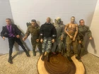 Vintage 1996 12" (6) GI Joe Action Figures Pawtucket Hasbro US Army