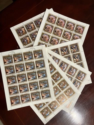 Central African Republic 1985 - Christopher Columbus sheet set CTO