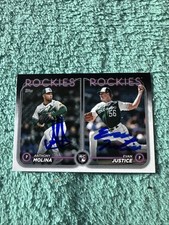 2024 Topps Update #US-270 Anthony Molina Evan Justice Rookie Combos IP Signed