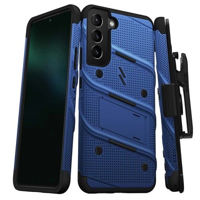 Zizo, Galaxy S22 Plus Bolt Hüllenpack mit Ständer &  / Blau