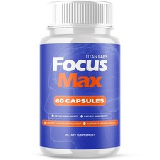  1 Pack Focus Max Pills Nootropic Natural Brain Supplement FocusMax 60 Capsules
