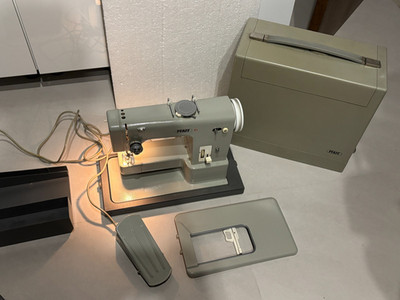 PFAFF 91 Nähmaschine Stahl Leder Rarität KOMPLETT