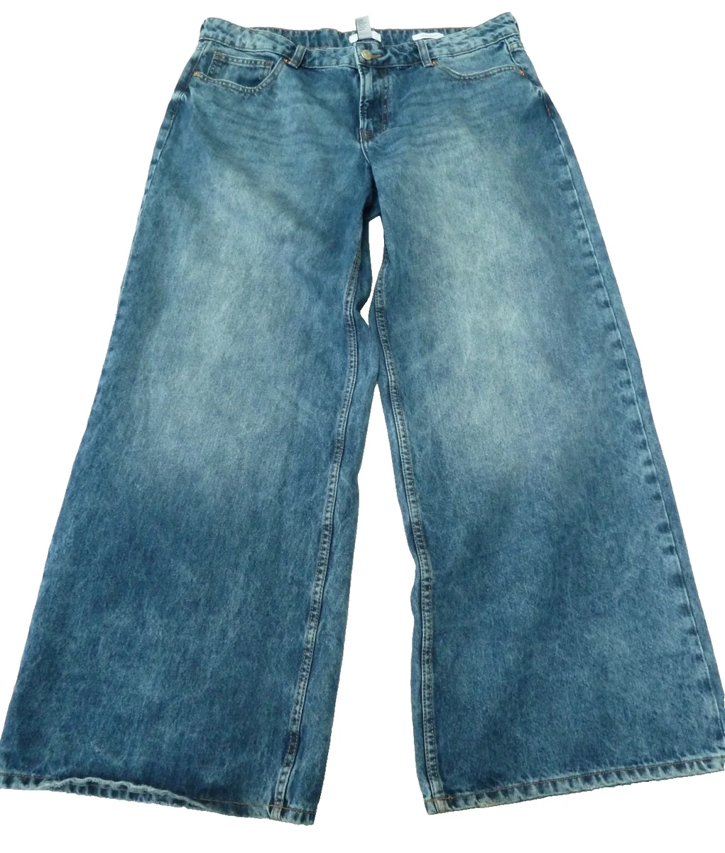 Jean haut évasé - Bleu denim clair - FEMME | H&M CA