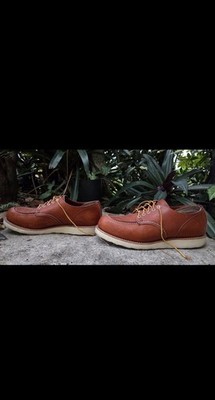 Red Wing 8092 Shop Moc Oxford Leather Shoes Made In USA Oro Legacy Men's 12