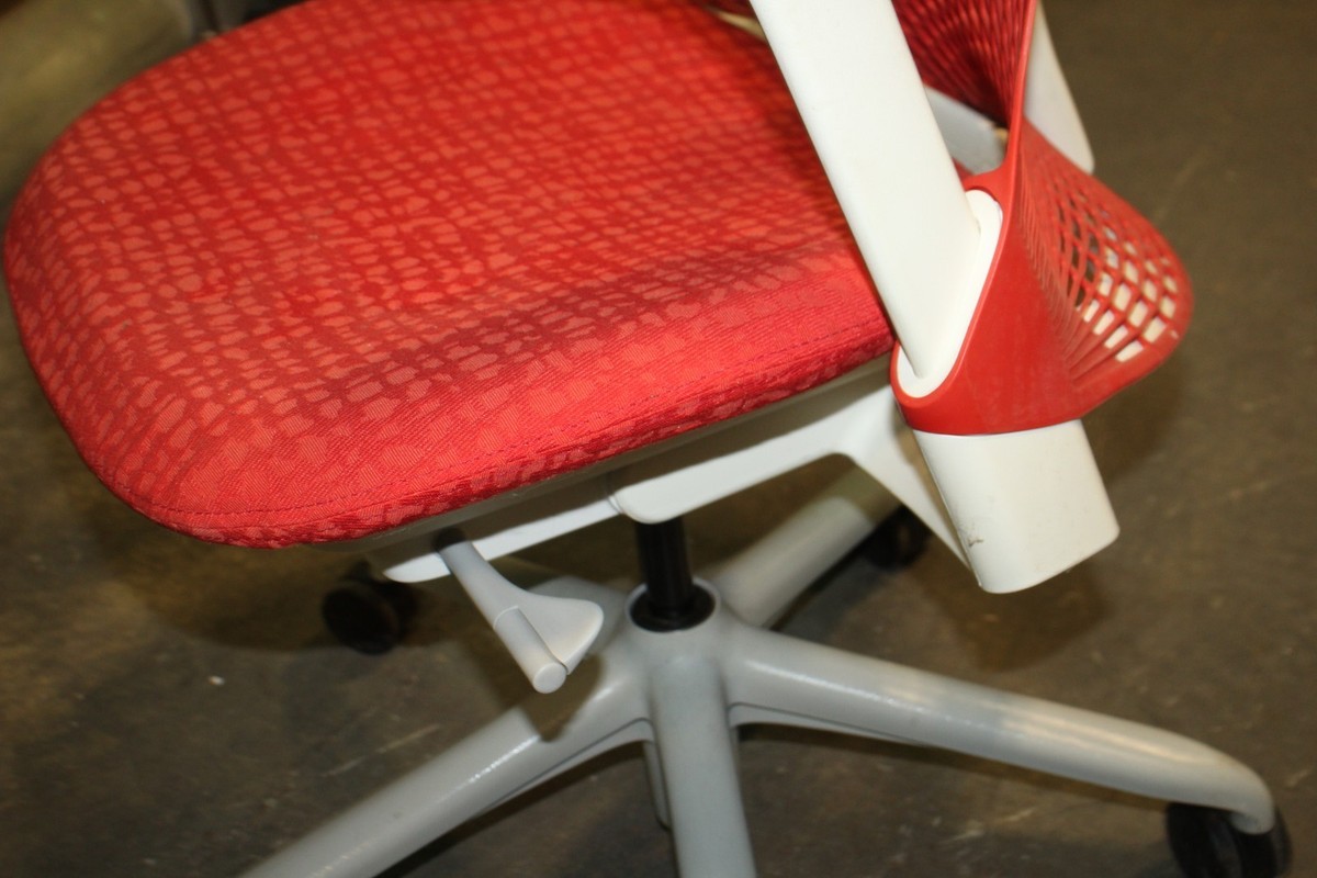 Herman Miller Sayl Chair Orange & Gray Office Gaming | eBay