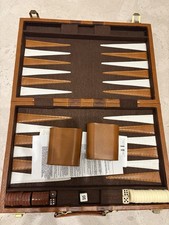 Backgammon Koffer Kunstleder Kunstlederkoffer Spiel