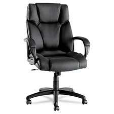 Alera FZ41LS10B Fraze Executive High-Back Swivel/Tilt Bonded Leather Chair New