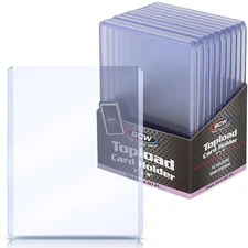 197 PT. Thick Card Topload Holder - Pack of 10 | Durable Rigid PVC Toploader ...