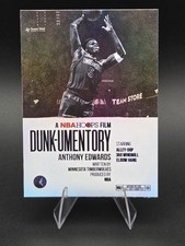 Topps NBA Hoops Film 25-26 Anthony Edwards Timberwolves Dunk-Umentory Insert D-1