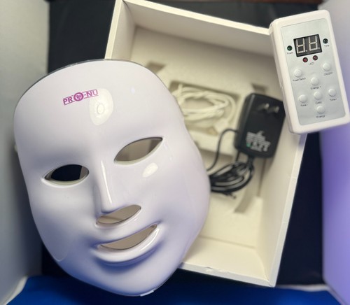 PRO-NU LED light therapy daily care mask red blue green