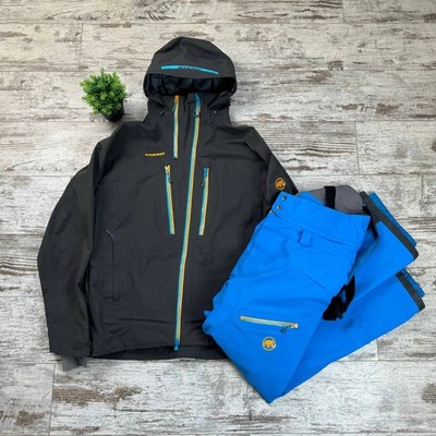 Mammut Alyeska Gore Tex Pro Shell Ski Freeride Suit Jacket Pants Mans Size XXL