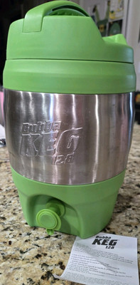 Bubba Keg 128 oz 3.8L Stainless Steel Green Large Thermos w/ Spout Insulated