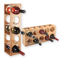 Bambus Weinregal Flaschenregal FlaschenstäNder Weinschrank WeinflaschenstäNder