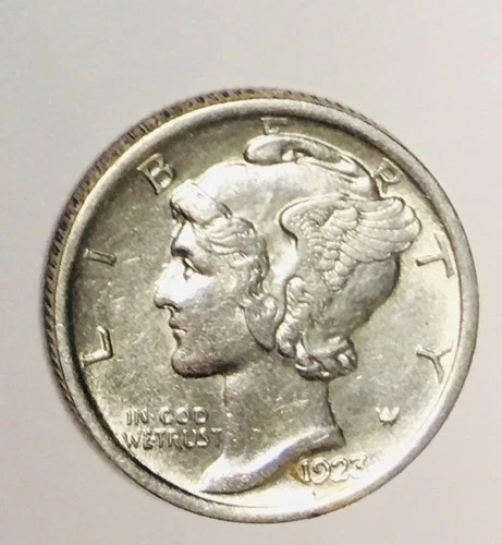 LOT #L305   1923 MERCURY DIME (BU)