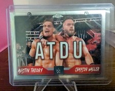 2025 Topps Chrome WWE Austin Theory Grayson Waller Tag Team ATDU (TAG-ADU)