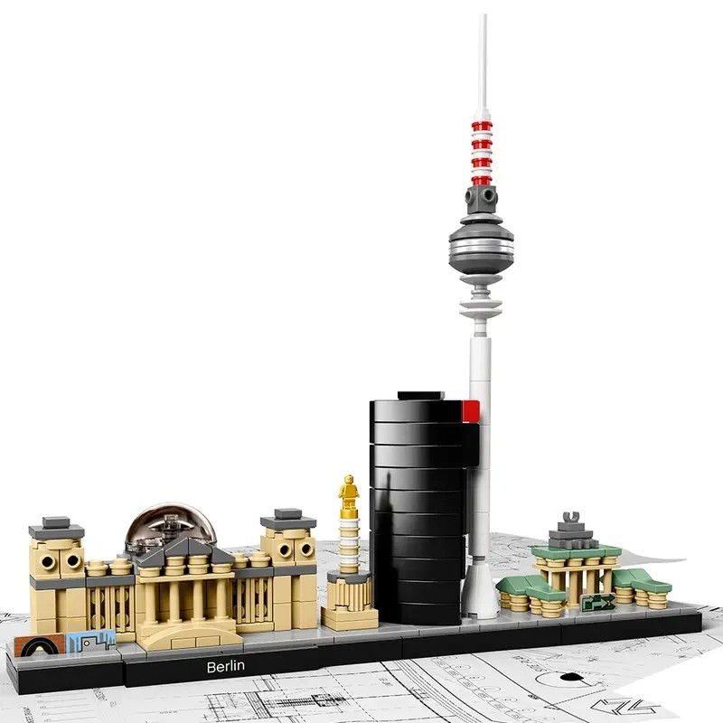 ARCHITECTURE:  Berlin 21027 - Complete Bricks - New Sealed (bagged)