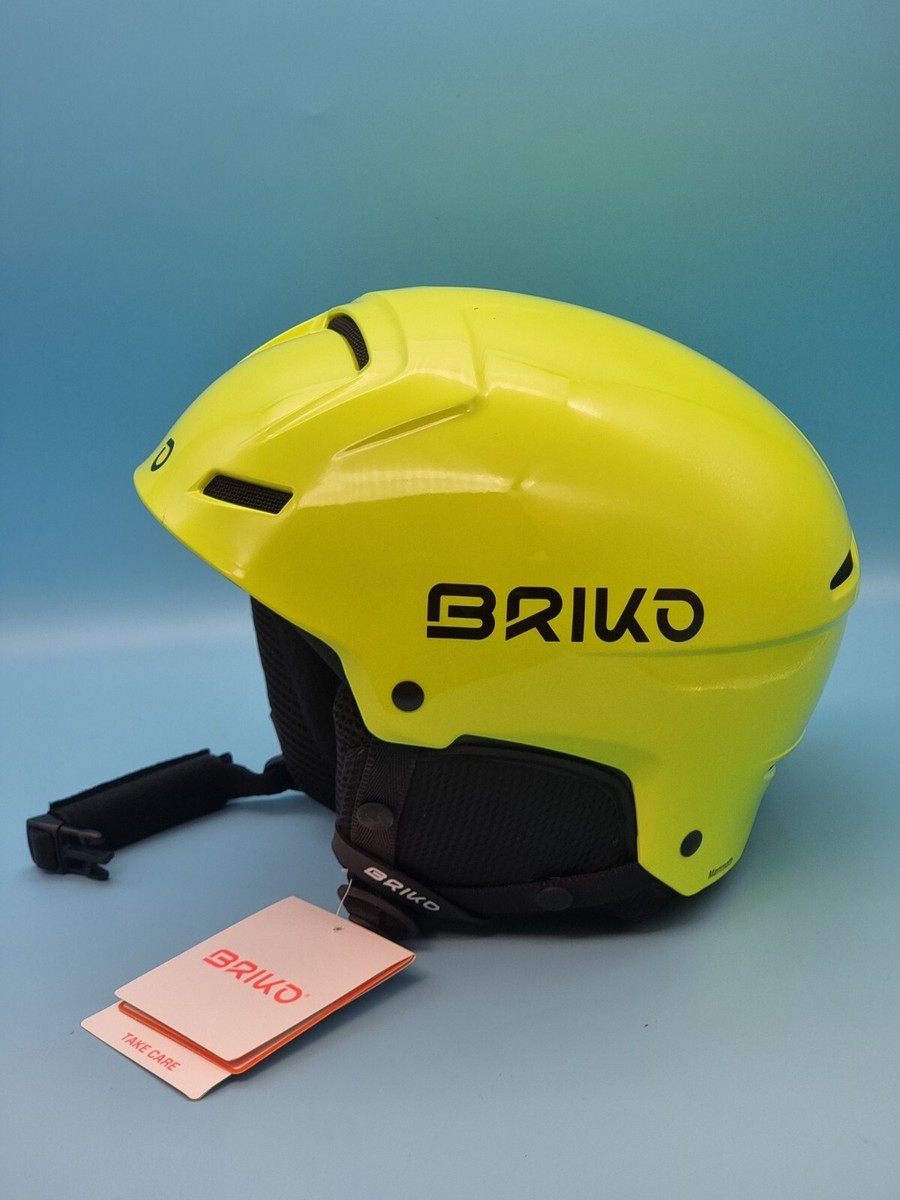 BRIKO Mammoth Ski-Helm XS 48-52cm, Shiny Yellow Fluo, 3D Rollfit, ABS NEU |  eBay