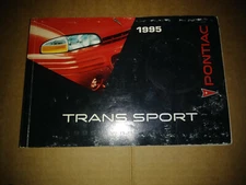 1995 Pontiac trans sport owners manual Factory original paperback.