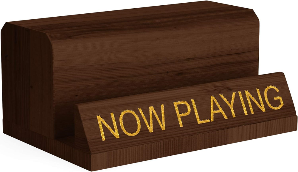 NOW PLAYING Vinyl Record Stand | Vinyl Record Holder Display