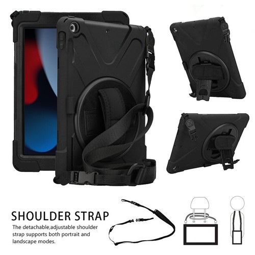 For Apple iPad Case 9th 8th 7th 6th 5th Gen Air 4 3 Mini 6 Kids Shockproof Cover - Picture 11 of 15
