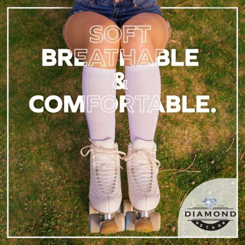 6-12-18 Pairs Men's White Tube Socks Over The Calf Sport Cotton Socks Big &Tall - Picture 9 of 10