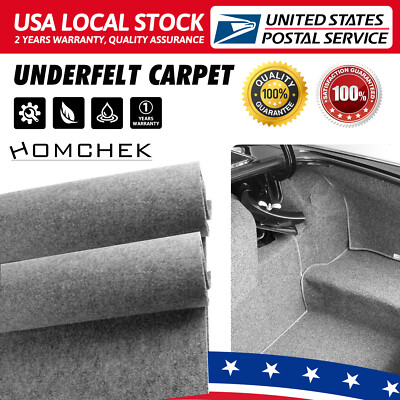 157''×39'' Mid Grey Carpet Resists Stains Nonwoven Liner upholstery Fabric 42Sqft
