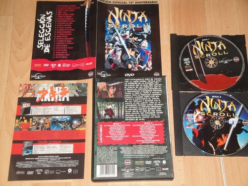 NINJA SCROLL EDICION ESPECIAL 10º ANIVERSARIO ANIME EN DVD AÑO 1994 BUEN ESTADO - Imagen 2 de 2