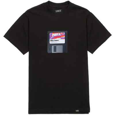 Cookies SF x Vibes Clothing Hard Disk Black T Shirt Size Medium Berner