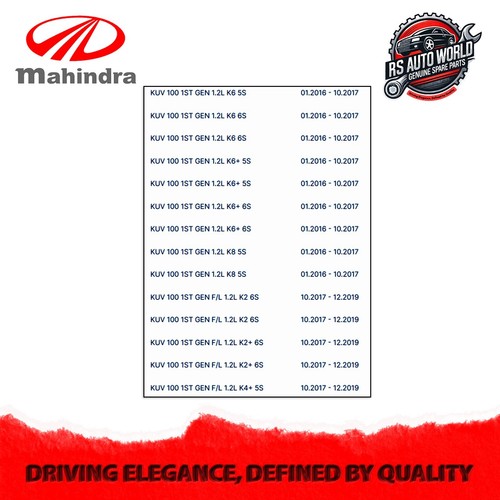 Genuine Mahindra kuv100 first ball joint assembly 2016-2025 0401BAA11041N - Picture 5 of 6