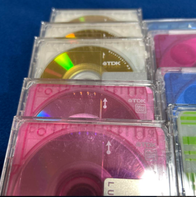 Lot Of 20/50/100 Used MiniDiscs – TDK, Maxell, Sony, Mixed Brands, 60/74/80 Min, Random Titles