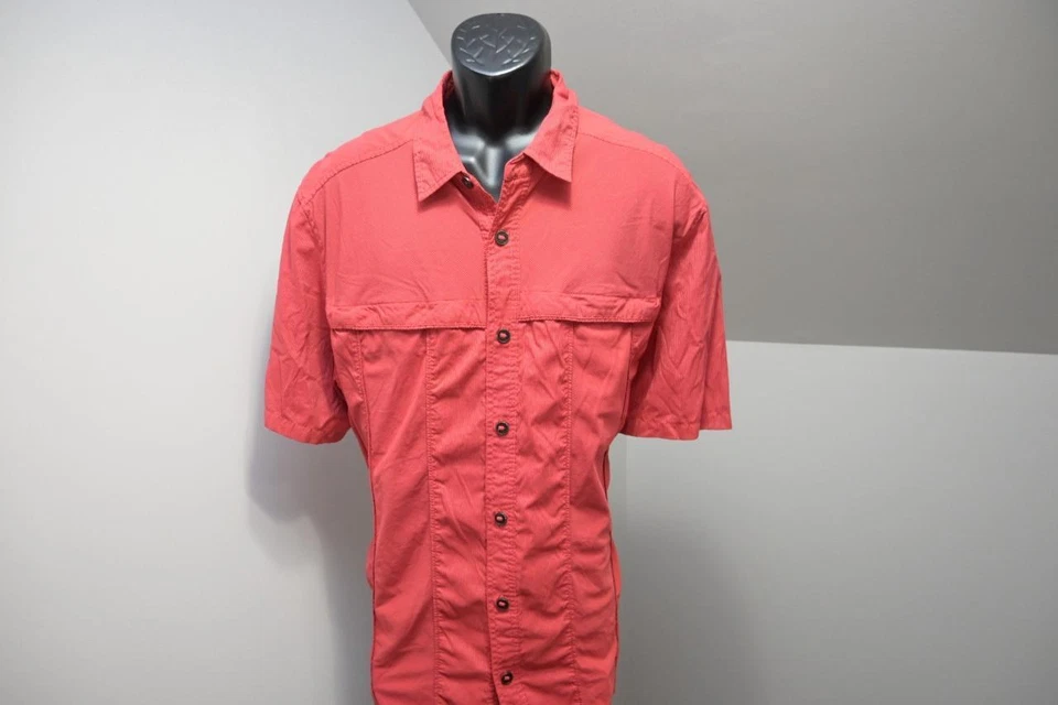 Exofficio Button Up Camp Shirt Striped Vented Fishing Hiking Mens Sz 2XL XXL - Image 3 of 4