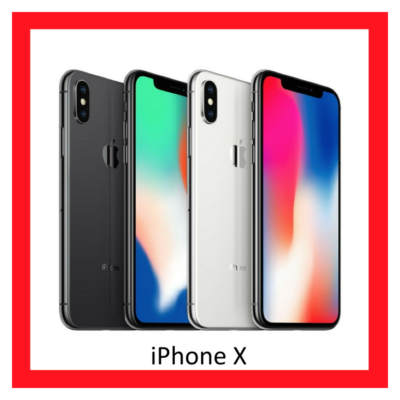 Apple iPhone X 256GB Unlocked - Space Gray & Silver - Free