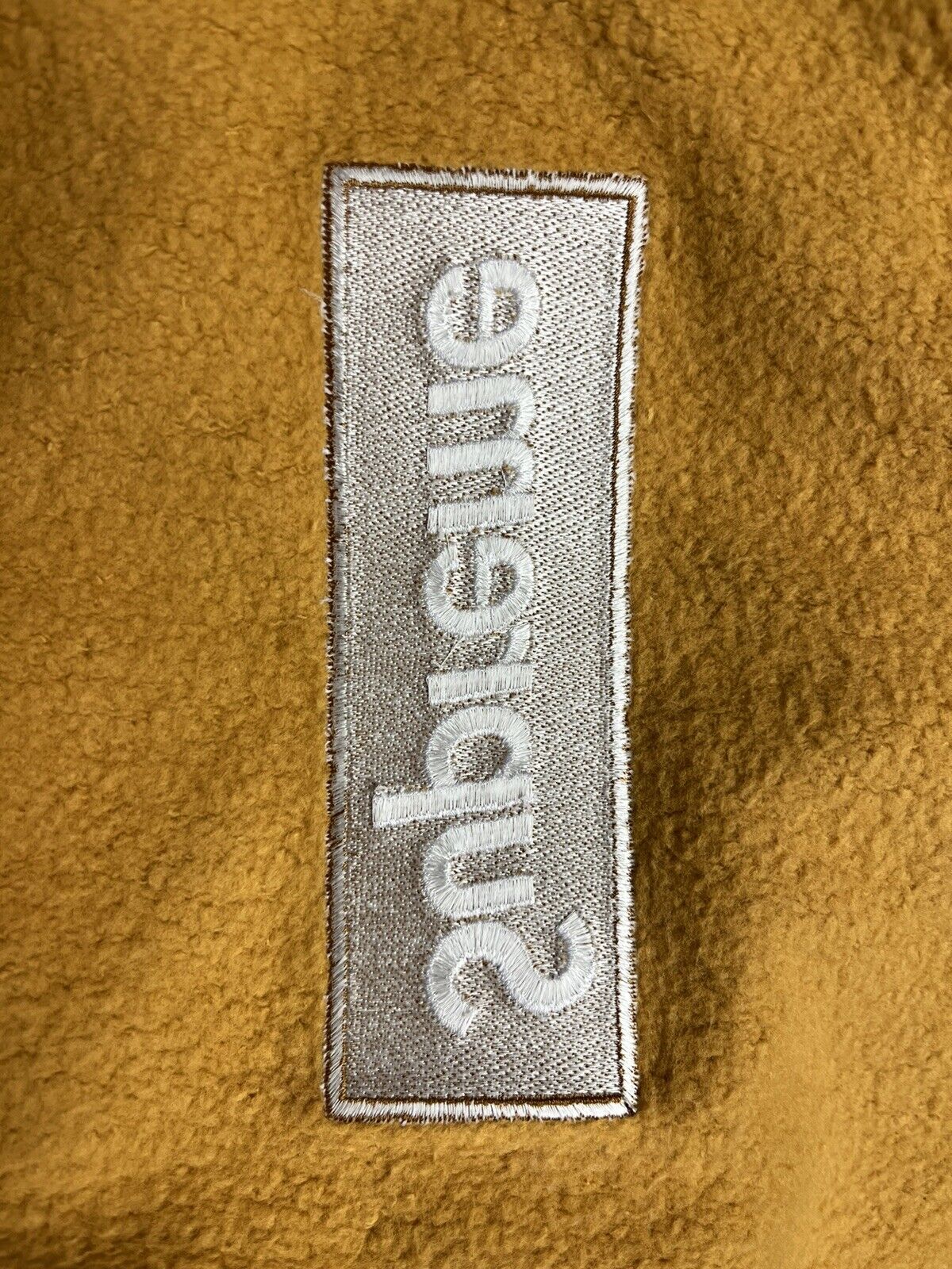 Supreme Hoodie Box Logo FW21 Mustard