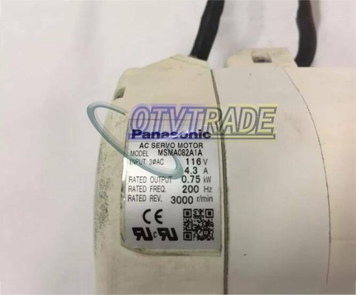 Ein Panasonic MSMA082A1A Servomotor gebraucht - Bild 1 von 4