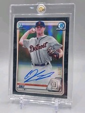Colt Keith 2020 Bowman Chrome 1st Auto Black 18/75