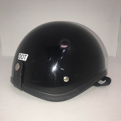Bikers Choice Motorcycle Scull Cap Black Size XS Model U-67 - Picture 2 of 7